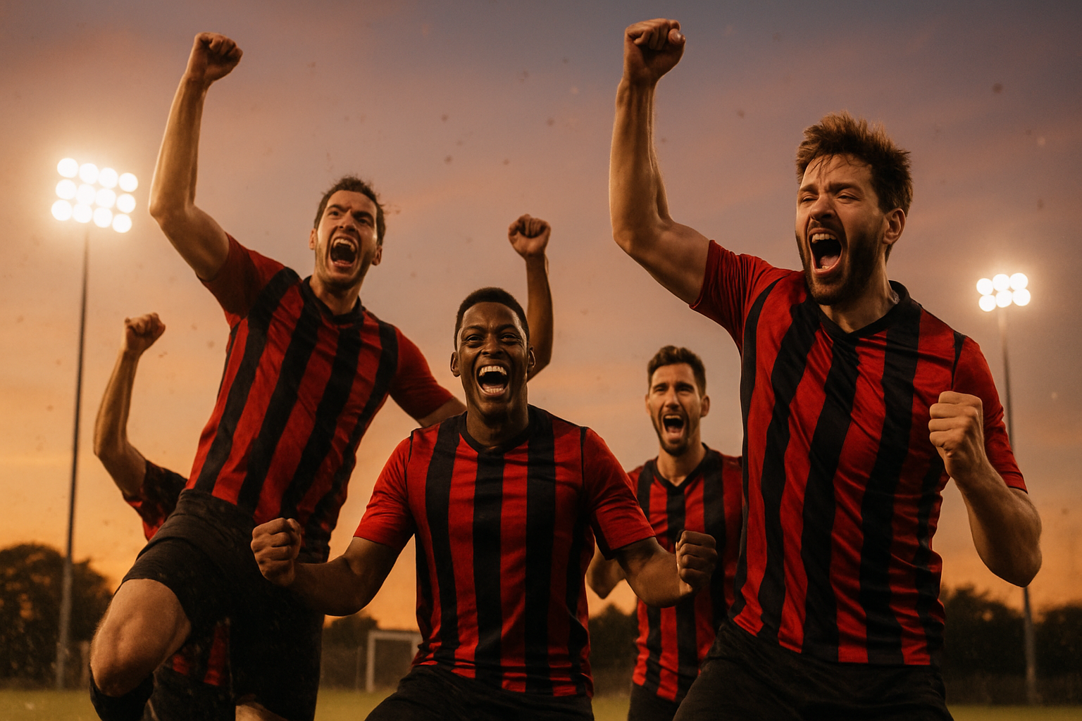 Celebración del equipo